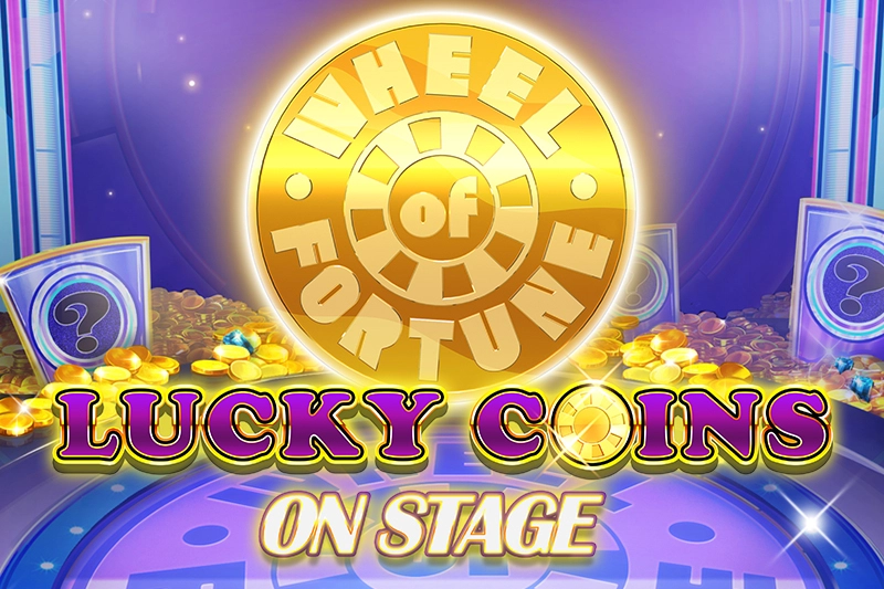 10618 wheel of fortune lucky coins on stage